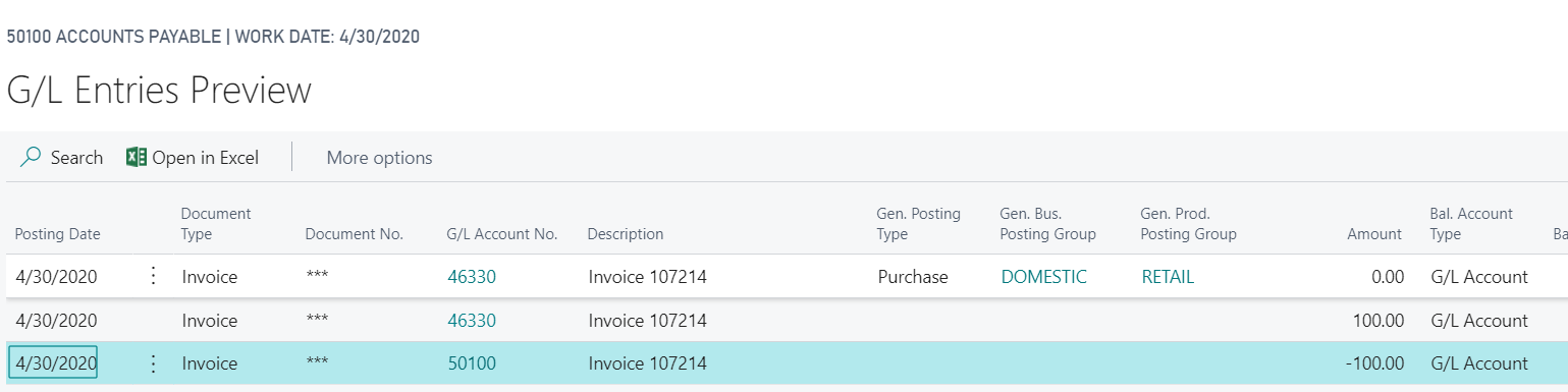 Dynamics 365 Business Central – How to Post a VAT only Invoice