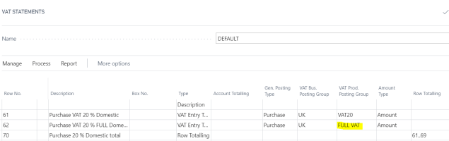Dynamics 365 Business Central – How to Post a VAT only Invoice