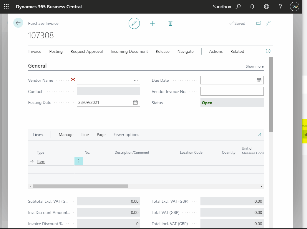 Dynamics 365 Business Central – How to Change the Description on the ...