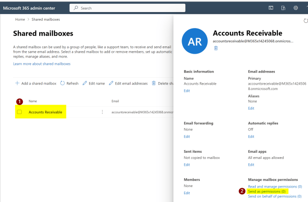 Dynamics 365 Business Central – How to add a Shared Mailbox in the ...