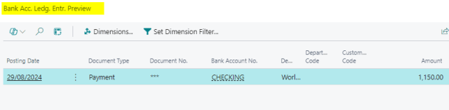 Dynamics 365 Business Central – How to post part payments due to bank ...
