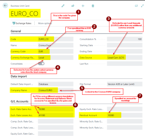 Dynamics 365 Business Central – Walkthrough of GL Consolidation with ...