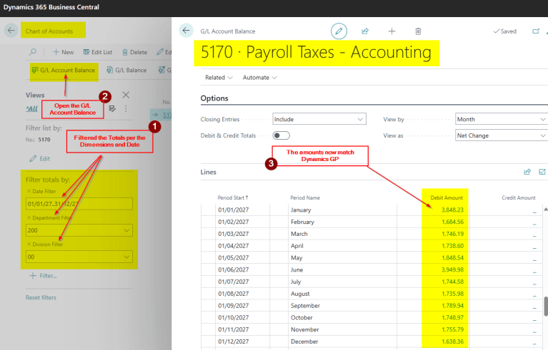 Dynamics GP to Business Central – How to Recreate the GL Summary ...
